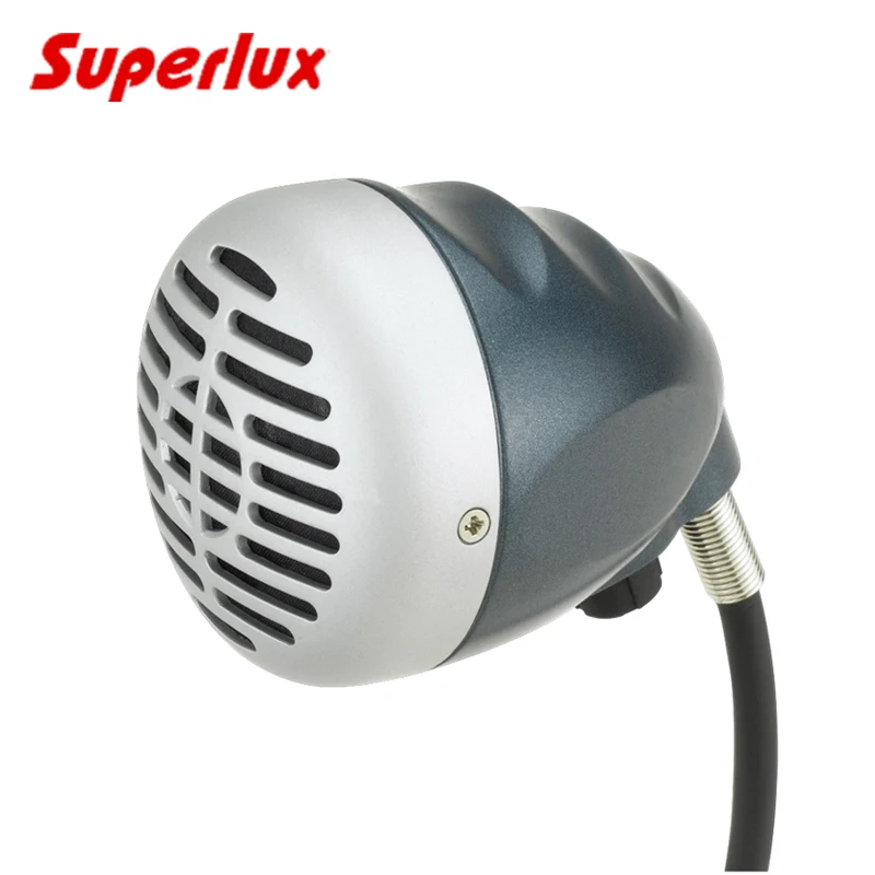 Оригинал superlux D112 Профессиональный 10 отверстие Блюз микрофон для губной гармошки