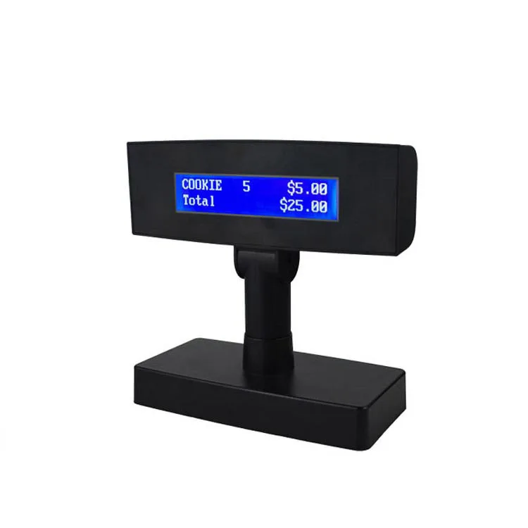 LCD210B 2라인 LCD 고객 디스플레이 폴로 조절 가능한 높이 좋은 가격
