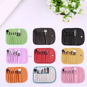 

7PCS Makeup Brush Set With Bag Eyebrow Eyeliner Professional Kit Female