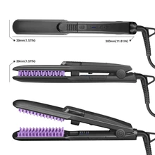 Пара прямые волосы расческой не повредить волосы двойного назначения выпрямитель для волос анион Многофункциональный волосы артефакт