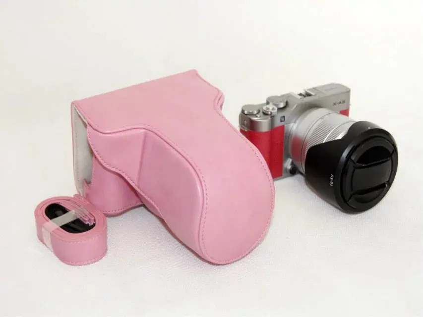 Retra Винтаж кожа цифровой Камера сумка для Fujifilm XM1 X-M1 XA1 X-A1 XA2 XM3 XA3 XA10 чехол с ремешком высокое качество