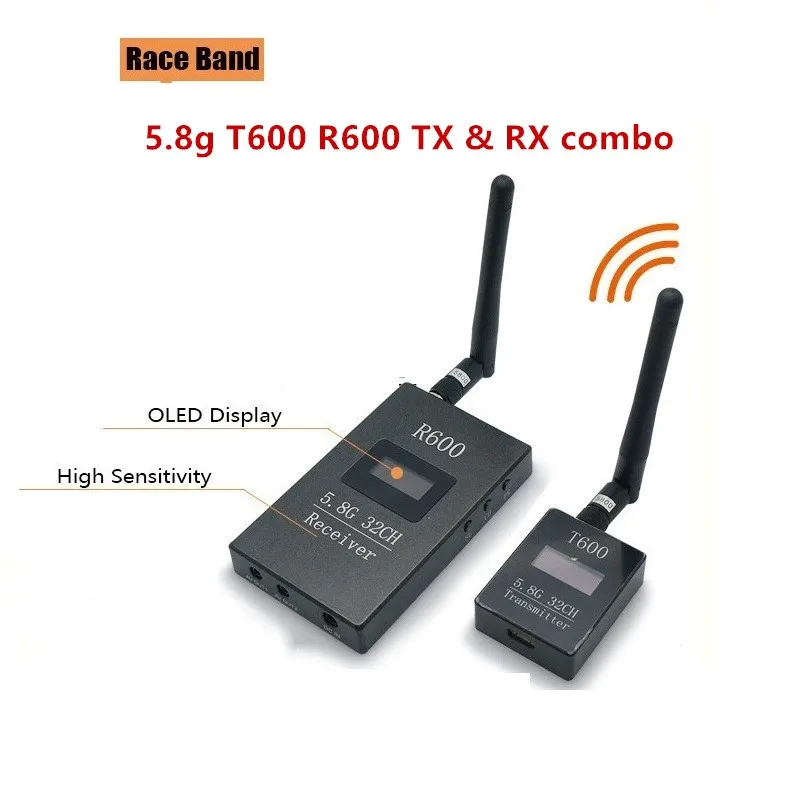 Skyzone Raceband T600 5.8G 5.8ghz 600mW Transmitter R600 OLED Display 5.8g 32ch Receiver for FPV DIY Racing drone long range