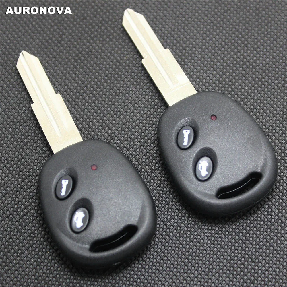 Auronnova Новая замена оригинального ключа оболочки для Chevrolet Lova парус 2 кнопки чехол для дистанционного ключа от машины с нерезанным лезвием