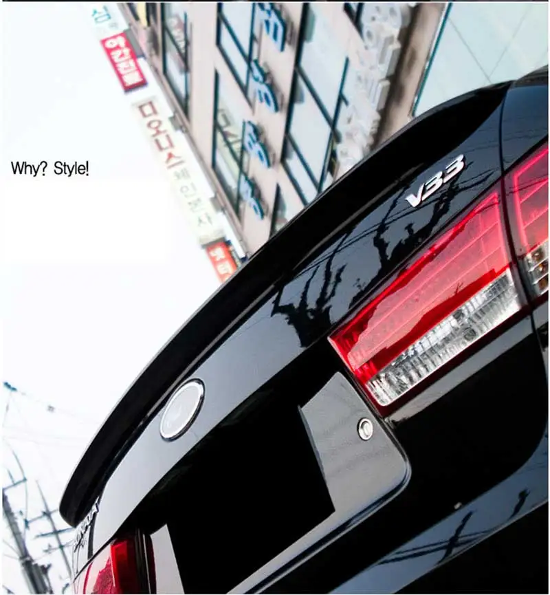 Используется для hyundai sonata спойлер высокого качества ABS Материал заднее крыло автомобиля unpaint цвет спойлер для hyundai sonata NF 2005-2010