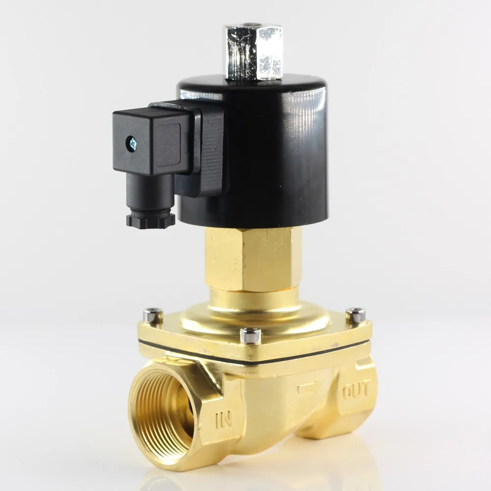 

DN32 Direct Acting Solenoid Valve,Normally Open,AC 220V AC 110V DC 12V DC 24V hot water, oxygen, oil valves,Configurable models