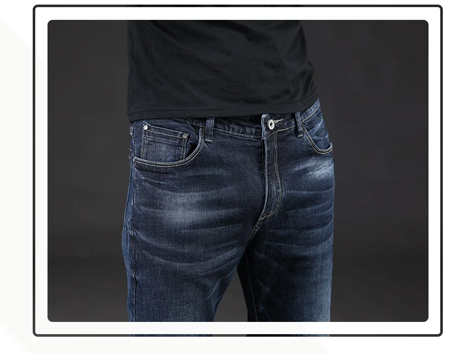 Мужские джинсы Drizzte, новинка размера плюс 28-46, синие, серые, тянущиеся, облегающие джинсы, джинсовые мужские джинсы больших размеров 40, 42, 44, 46