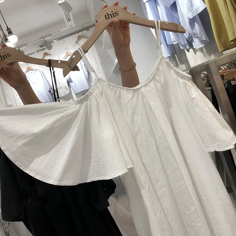 Womens-Thin-Strap-Dress-Slash-Neck-Above-Knee-Ruffled-Short-Sleeve-Vestidos-Mujer-Off-shoulder-Cotton-Beach-Summer-Dresses-Female-2018 (4)