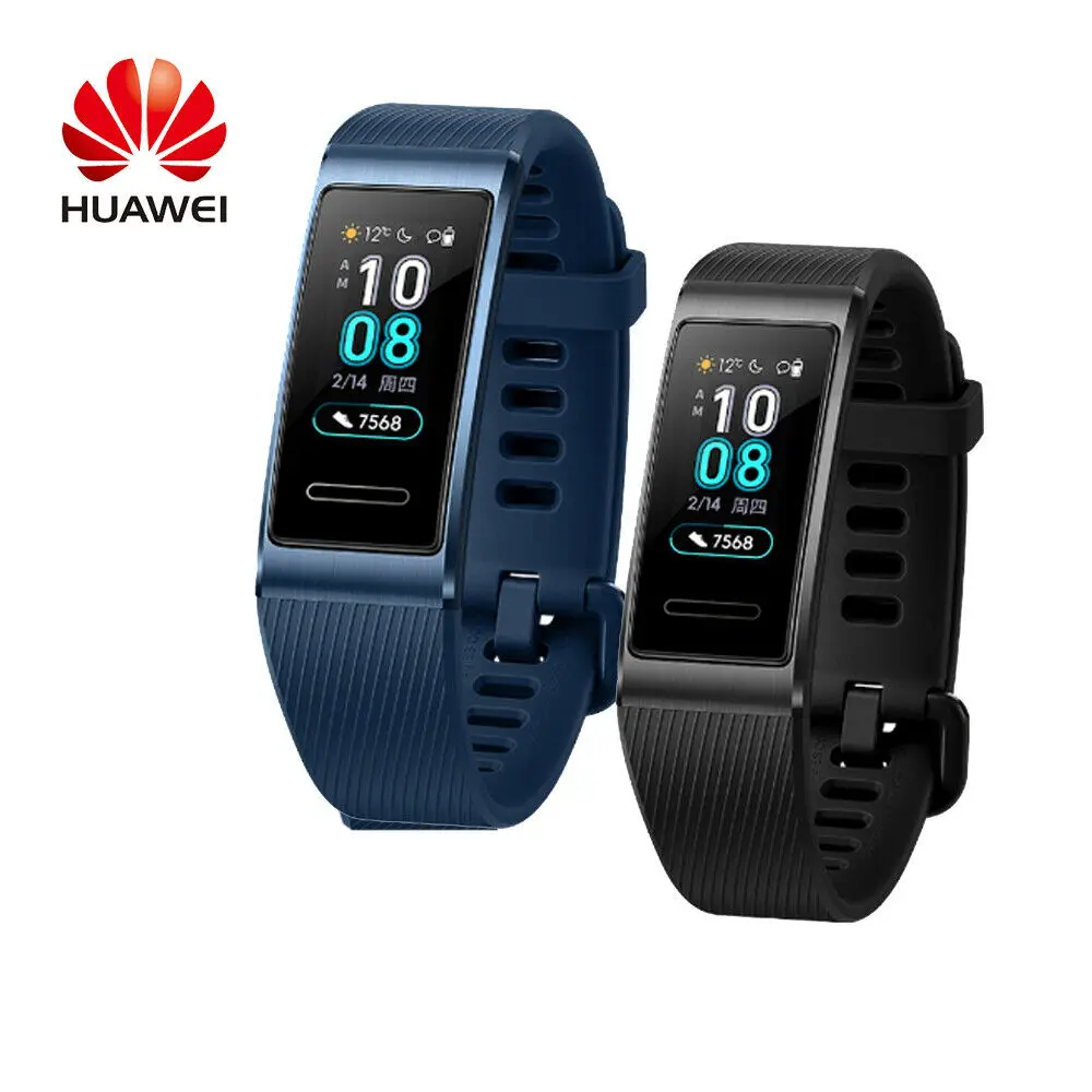 Huawei Band 3 Pro Смарт браслет 0 95 дюйма трекер плавание Водонепроницаемый Bluetooth фитнес