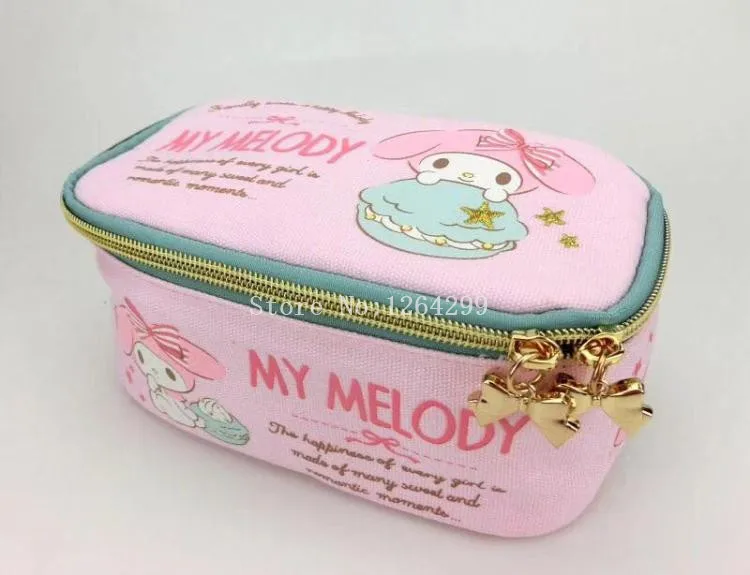 Новые модные детские холщовые косметички для девочек My Melody Little Twin Stars, чехлы для детей