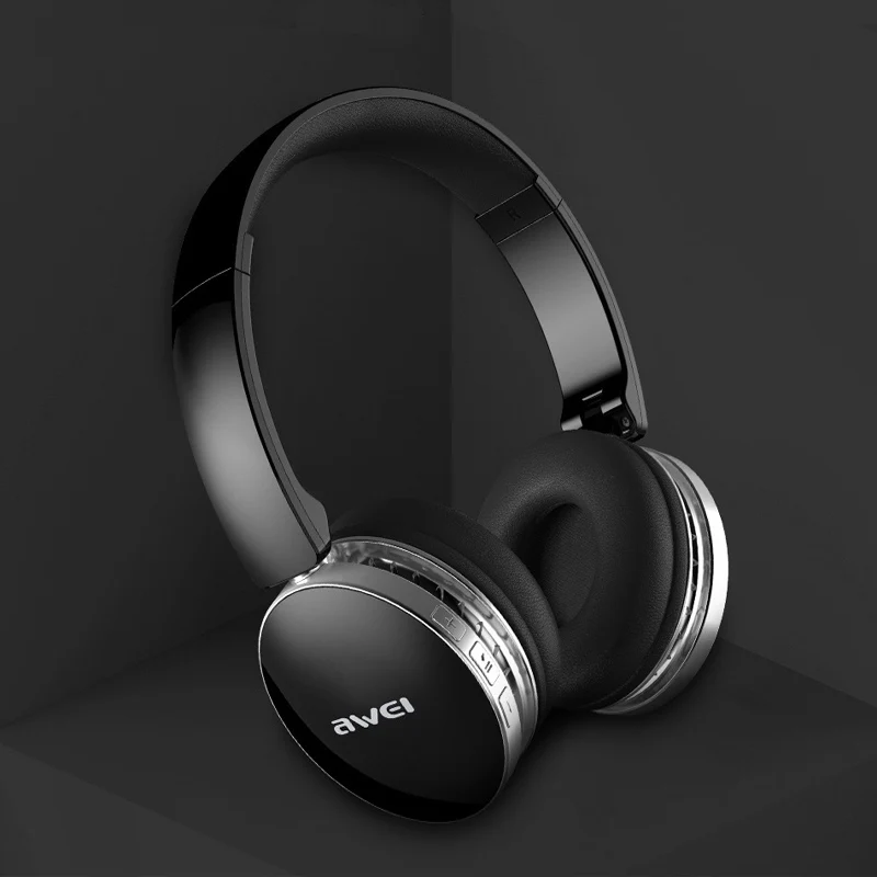 AWEI A500BL Bluetooth наушники 2 в 1 складные проводные беспроводные спортивные с