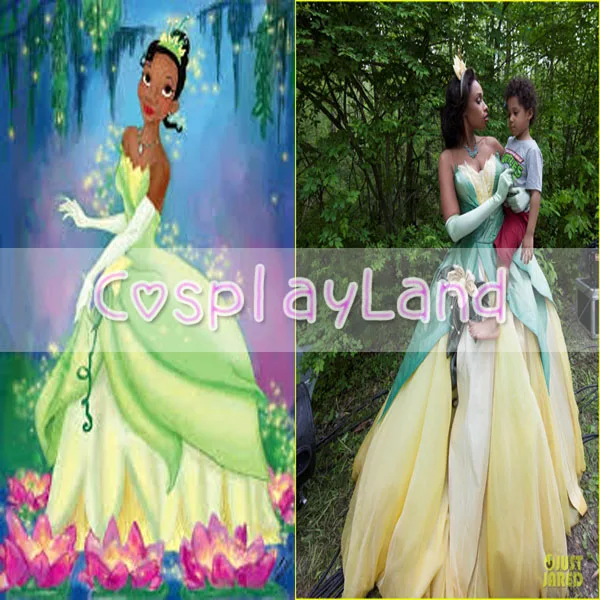 Deluxe Tiana Principessa Cosplay Costume per Adulti da la Principessa e il  Ranocchio Dell'abito Della Principessa Party Dress Costume di  Halloween|cosplay costume|costumes for adultshalloween costume - AliExpress