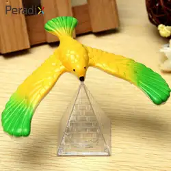 Весело Товары для птиц балансировка игрушка волшебный Творческий рукой оперативный обучения Пластик цемента Пирамида Орел модель