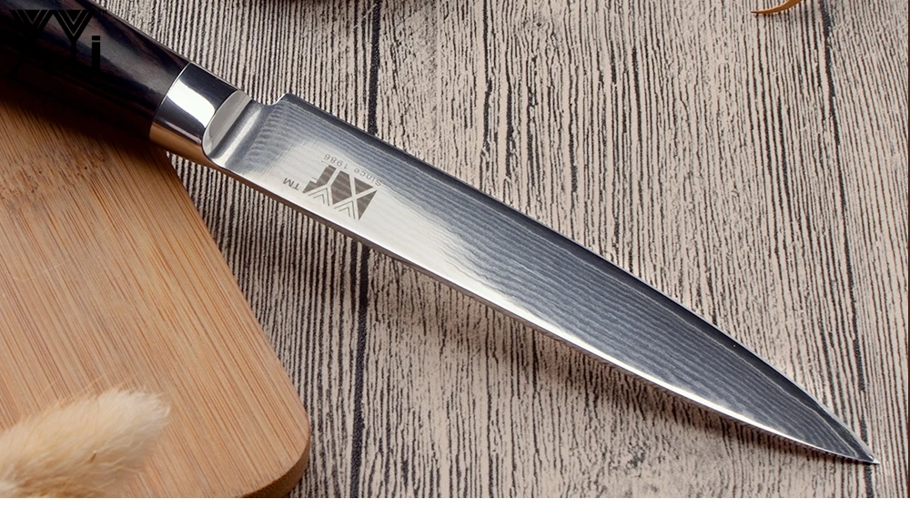 XYj кухонный нож Новое поступление Дамасские кухонные ножи VG10 Core японские Дамасские стальные вены кухонные инструменты аксессуары
