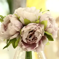 2018 Искусственные Поддельные Искусственный цветок пион Свадебные гортензии дома Декор для свадеб и садов декоративные цветы