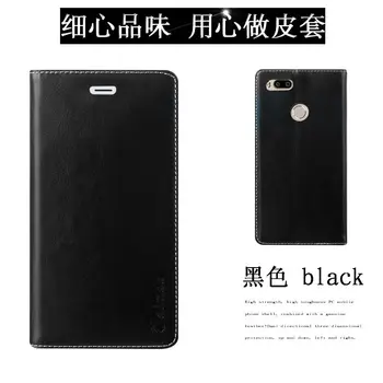 

Aimak for Xiaomi Mi 5X case Genuine leather PU leather with Card type back cover for xiaomi mi a1 case cover