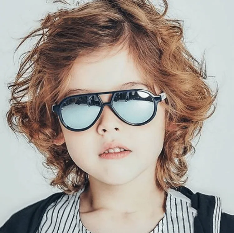 Очки-авиаторы gafas de sol infantiles для мальчиков и девочек уличные очки с большой
