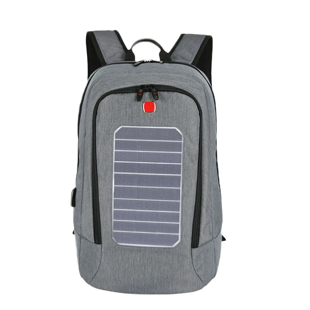 Солнечный рюкзак для подзарядки Открытый плечи путешествия универсальный Packsack