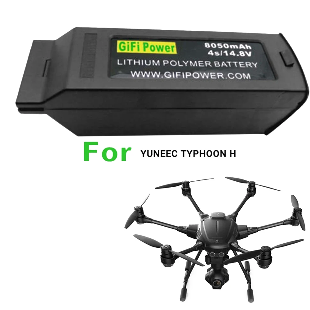 1 шт. GIFI высокое качество 14,8 в 8050 мАч 4S Rc Lipo батарея для Yuneec Typhoon H H480