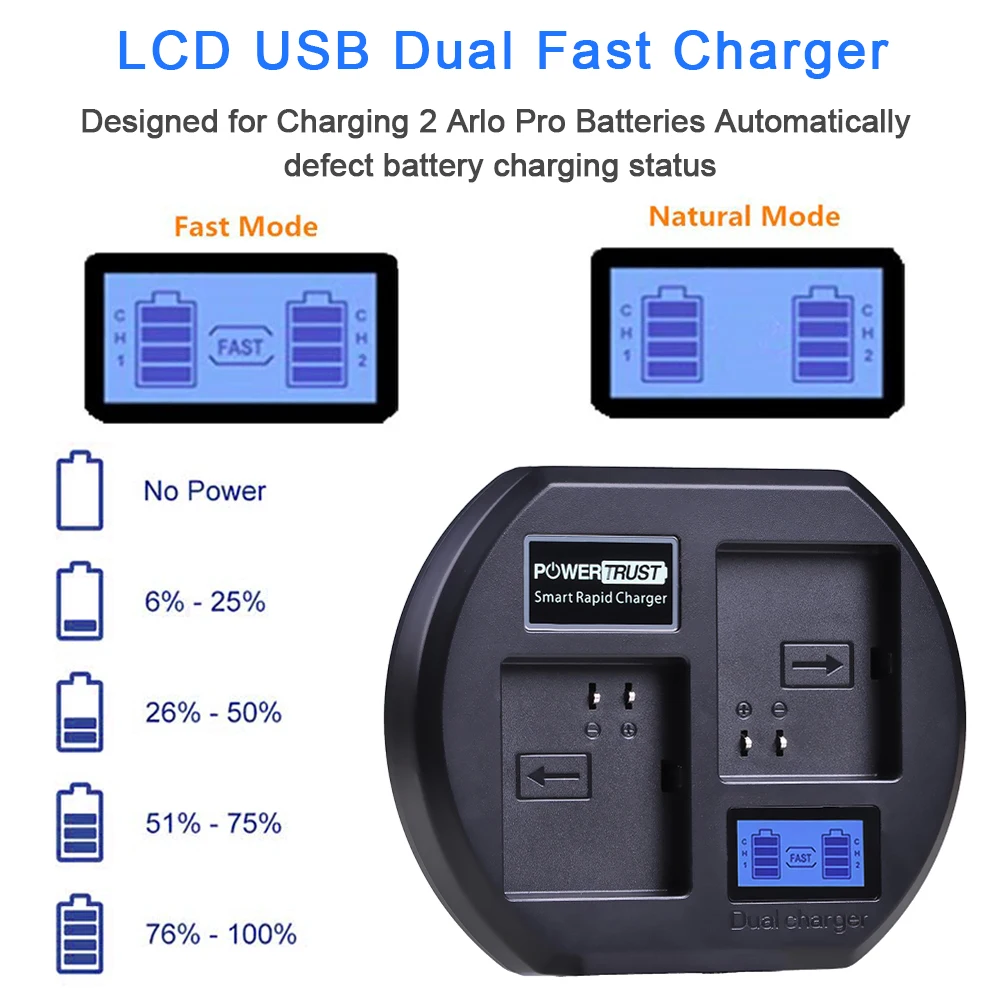Battery Charger Arlo Security Light Pack Arlo Pro Arlo Pack For