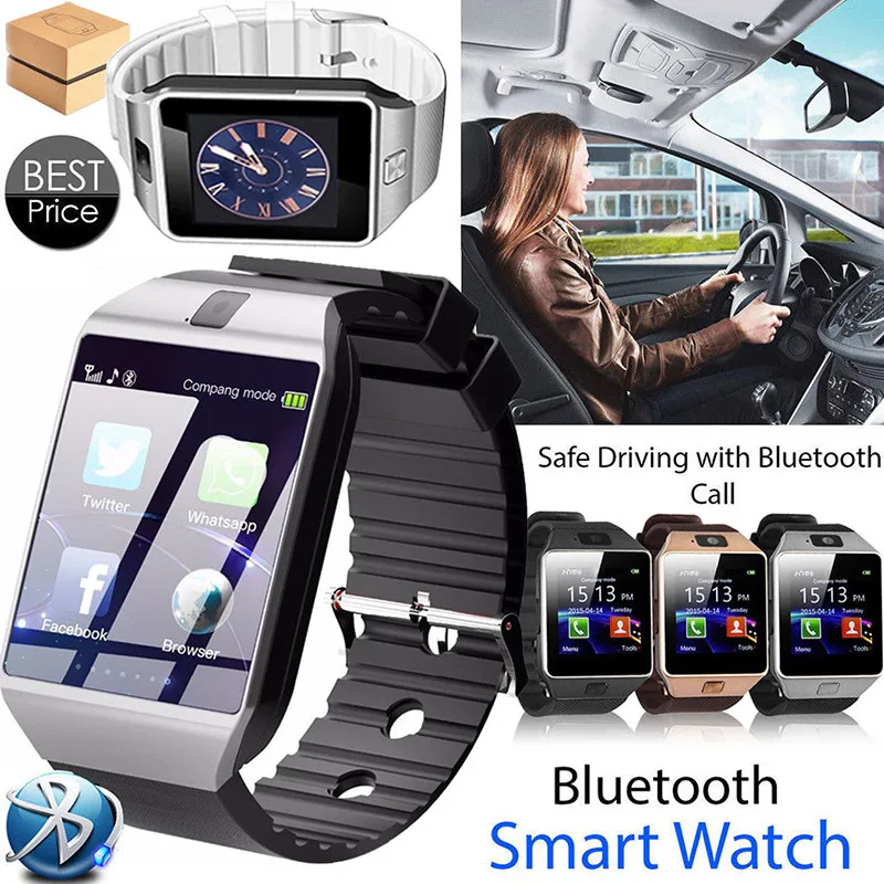 

Bluetooth Smart Watch Smartwatch DZ09 Android Smart Phone Call Relogio GSM SIM Slot Camera for Android Samsung