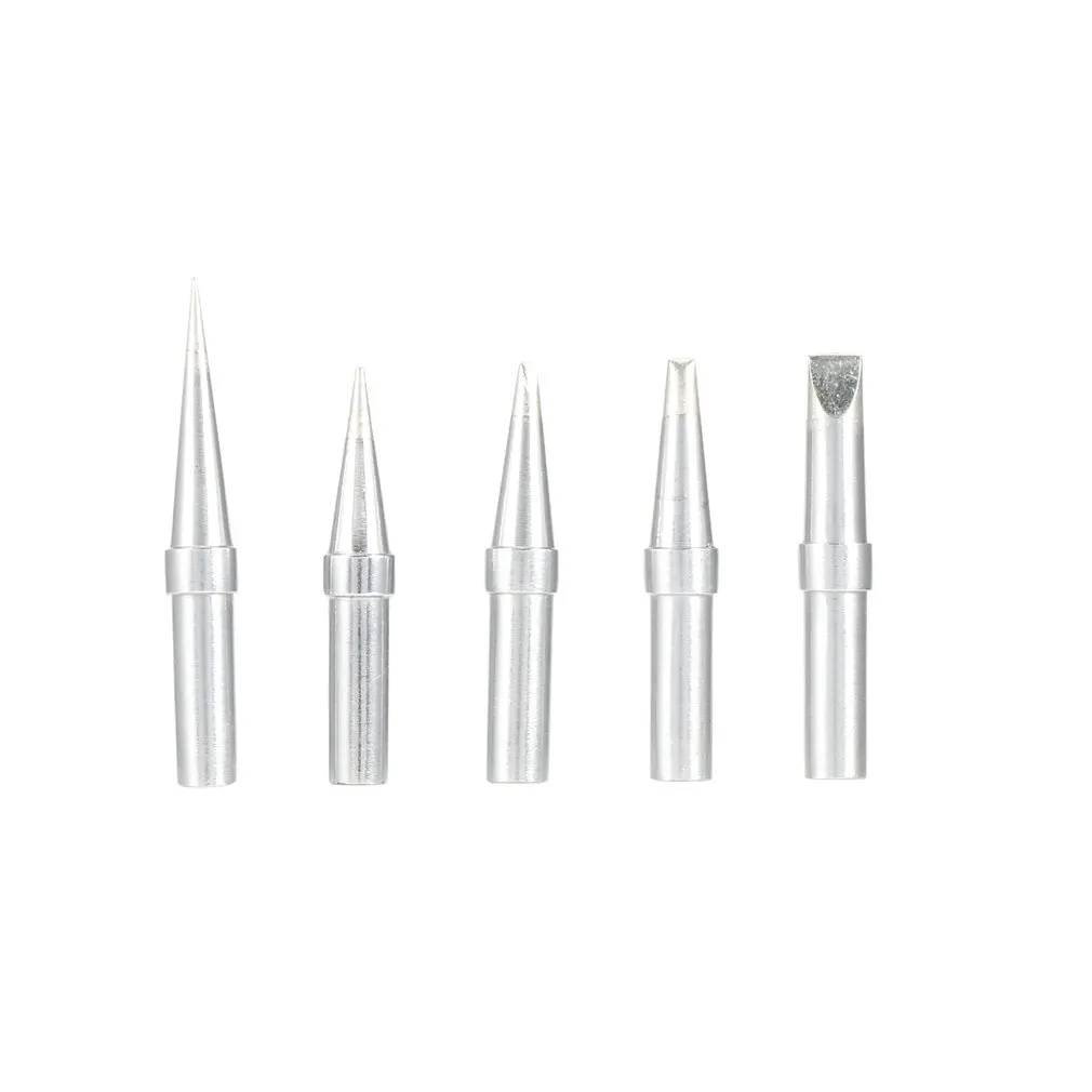 

5PCS Solder Soldering Iron Tip Replacement Rework Station Tool Lead-free Welding Head Bits Electric DIY Repair for WES50/WES51