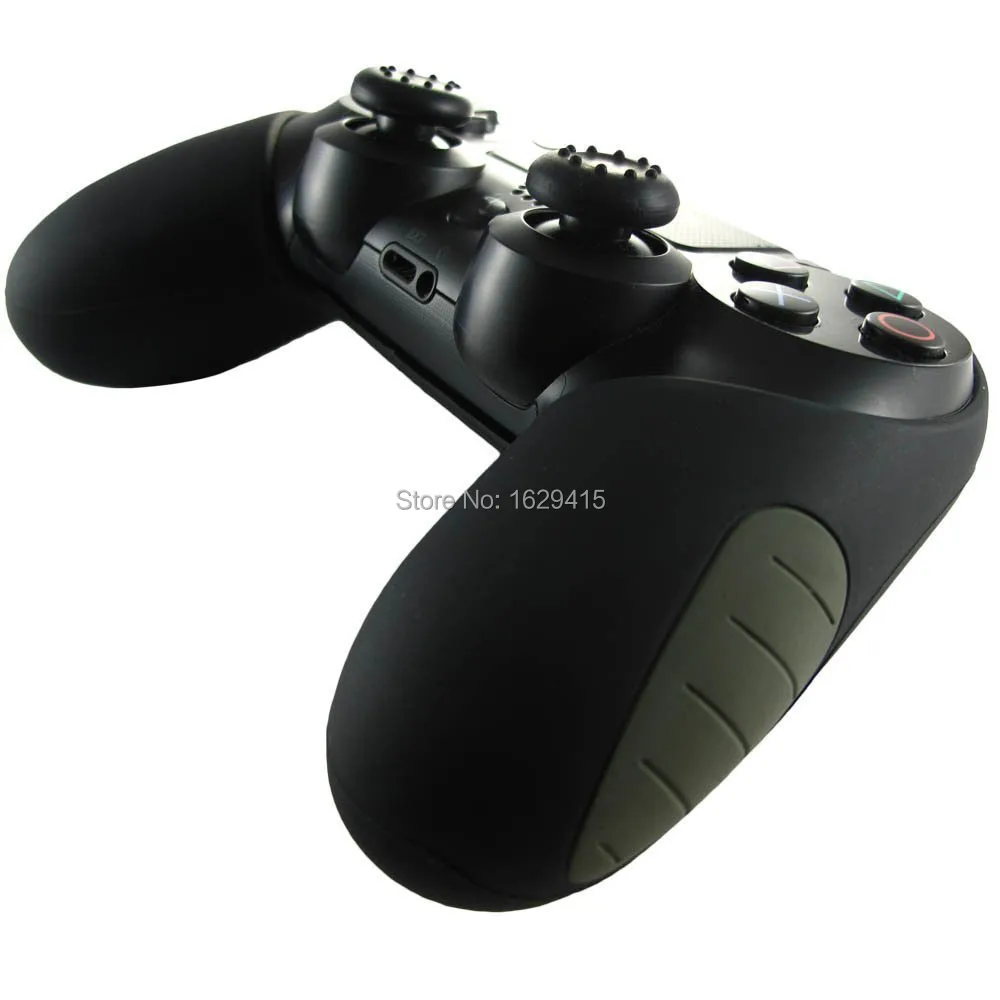 IVYUEEN, 12 цветов, для Playstation Dualshock 4, PS4 PRO, тонкий контроллер, силиконовый, толстый, половинный чехол+ 2 ручки для большого пальца