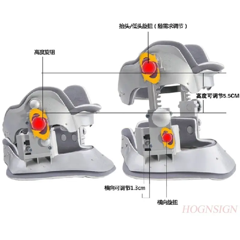 Portable Cervical Traction Device Medical Instrument Second Generation Home Cervix Stretching Neck Support Office Care Tool