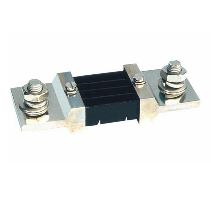 

DC 500A/75mV Shunt Resistor Current Divider for 0-500A Ampere Panel Meter Shunt Currect Monitor
