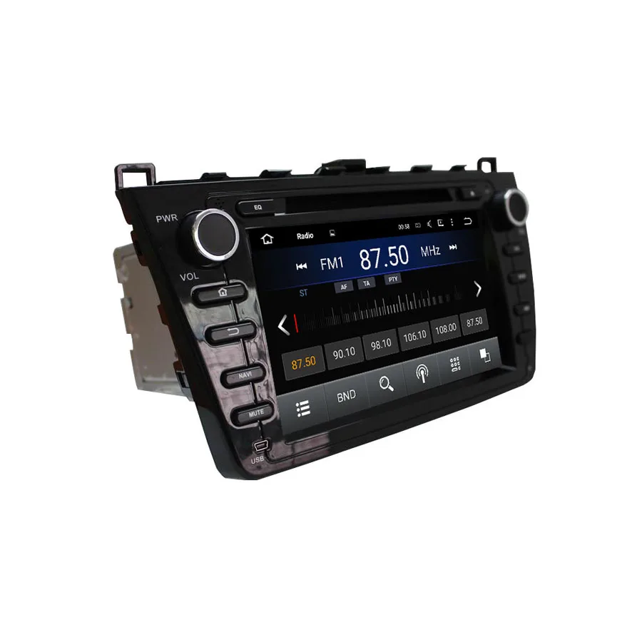 ELANMEY Премиум Автомобильный gps навигатор для MAZDA 6 2008-2012 mazda6 android 10 автомобильный DVD