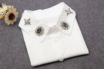 

2015 latest shirt cotton bust fake collar lace chiffon saving Spring woman theatrical style accessaries jewelry women decorative