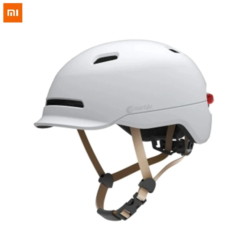  Flash Helmets Matte Long Use Helmet Back Light Mountain Road Scooter For Men Women New Xiaomi Smart