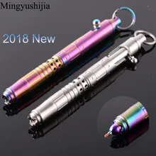 Болт из титанового сплава шариковая ручка, оружие самообороны для мужчин, подарок, спасательная тактическая ручка, Мультитул, набор для выживания в походах