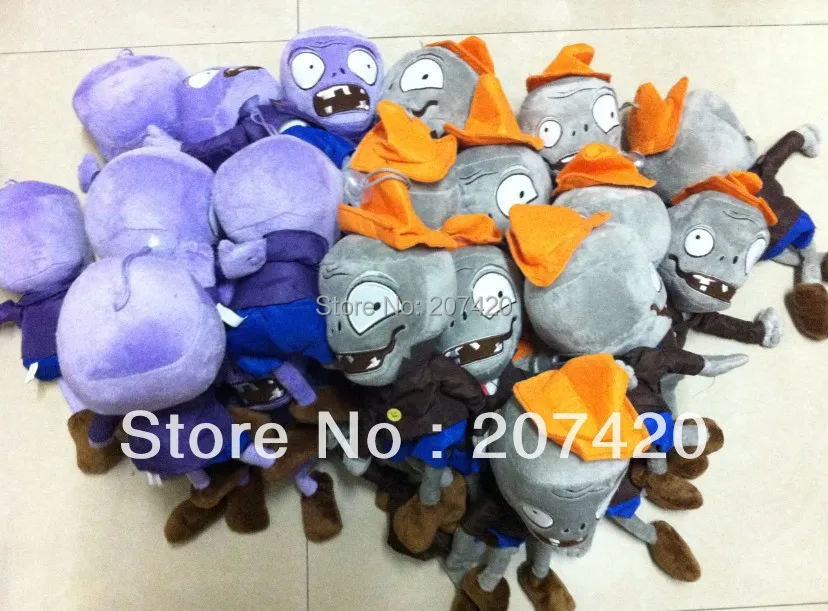 plants vs zombies plush set