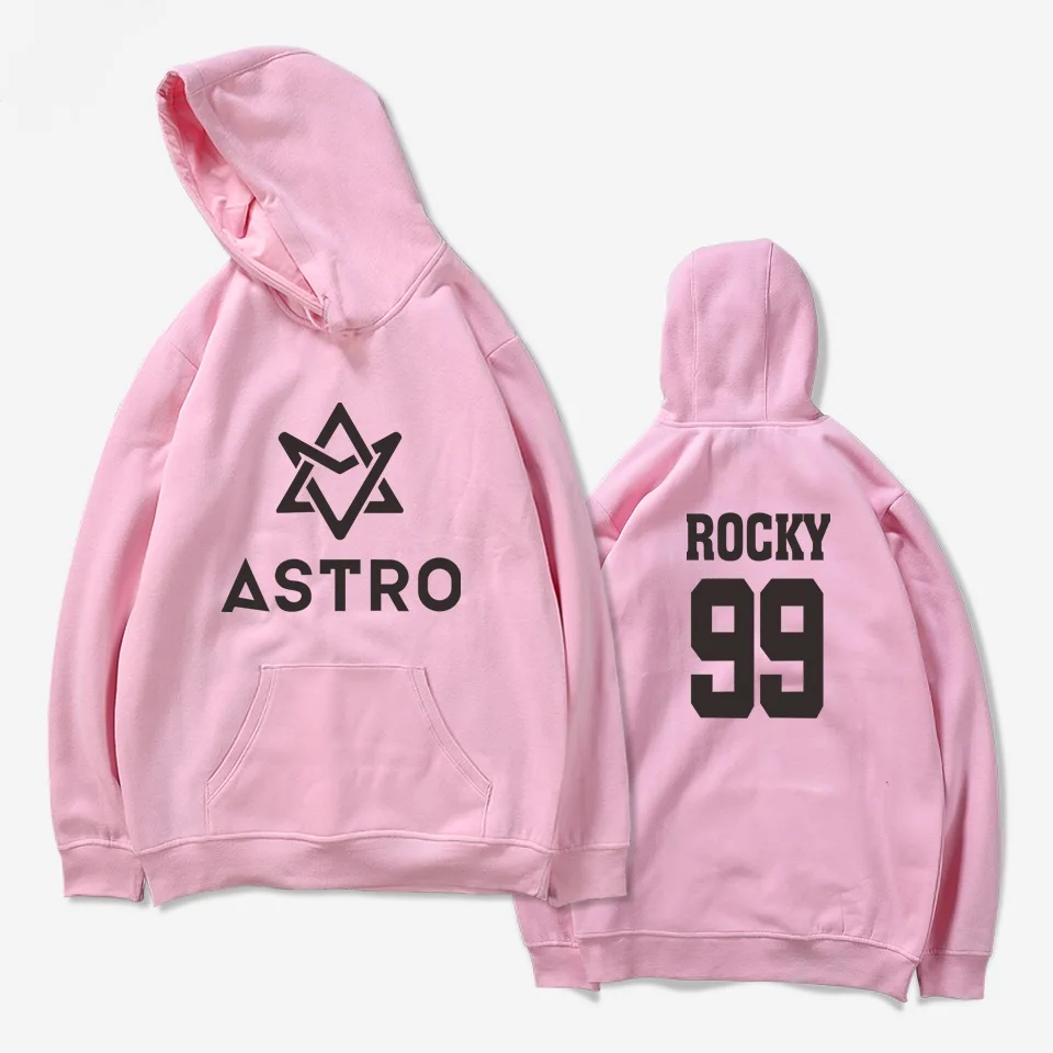 Весенние женские/мужские толстовки ASTRO Kpop STAR Group худи Повседневная Толстовка в
