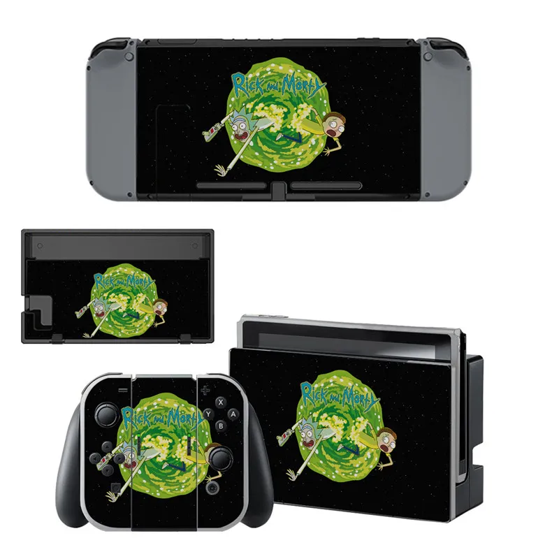

Nintendoswitch Vinyl Stickers Vinilo Nintend Switch Skin Sticker Decal Pegatinas Adesivo Cover Design Set For NS Rick and Morty