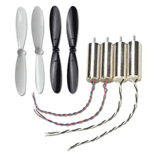 4 шт. X4 H107L A03 CW CCW мотор Квадрокоптер Мини Quad Flyer микро НЛО для Hubsan+ H107L X4 черный белый ротор винты лезвия