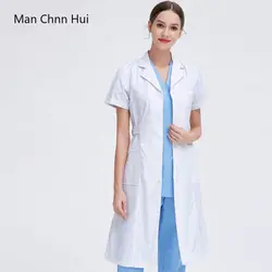 Дамы спецодежда медицинская халат лабораторный халат доктор тонкий разноцветный униформа медсестры Спецодежда