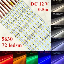 Smarstar 0,5 м 5630(5730) жесткий светодиодный светильник DC 12 вольт 50 см 36 светодиодный жесткий бар светодиодный светильник ing лампа для дома светильник ing