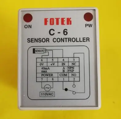 C-6-220V C-6-110V C-6-24V FOTEK Стандартный мехатронных Сенсор контроллер Новинка& 220VAC