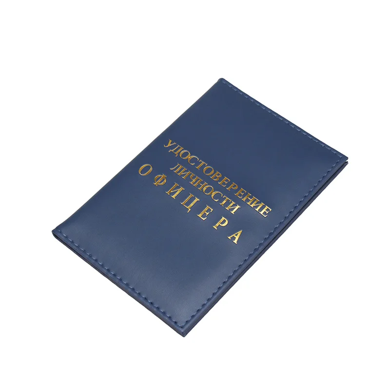 Российский персональный сертификат, розовая Обложка для путешествий, Обложка для паспорта, брендовый чехол для девочек из искусственной кожи чехол(на заказ - Цвет: Синий