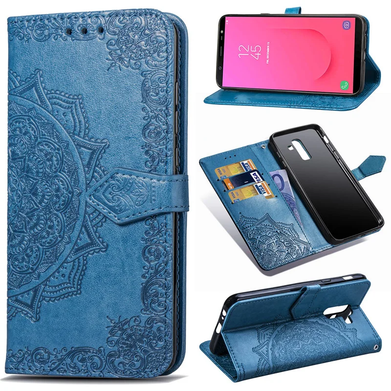 

3D Floral Wallet Case For Samsung Galaxy J6 J4 Plus J2 Core J5 J2 Prime J8 J7 J3 2018 J7 J5 J3 Pro 2017 J1 2016 Cell Phone Cover