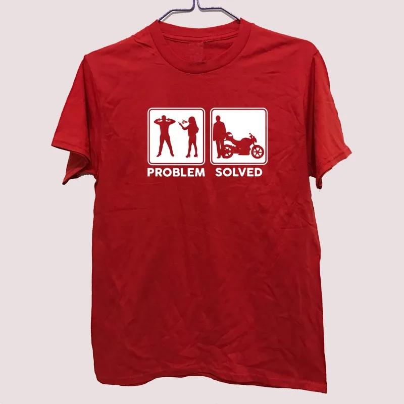 Scarica Gratis Images Probleme Resolu Moto Motard Genial Humour Drole T Shirt Adulte dernière par