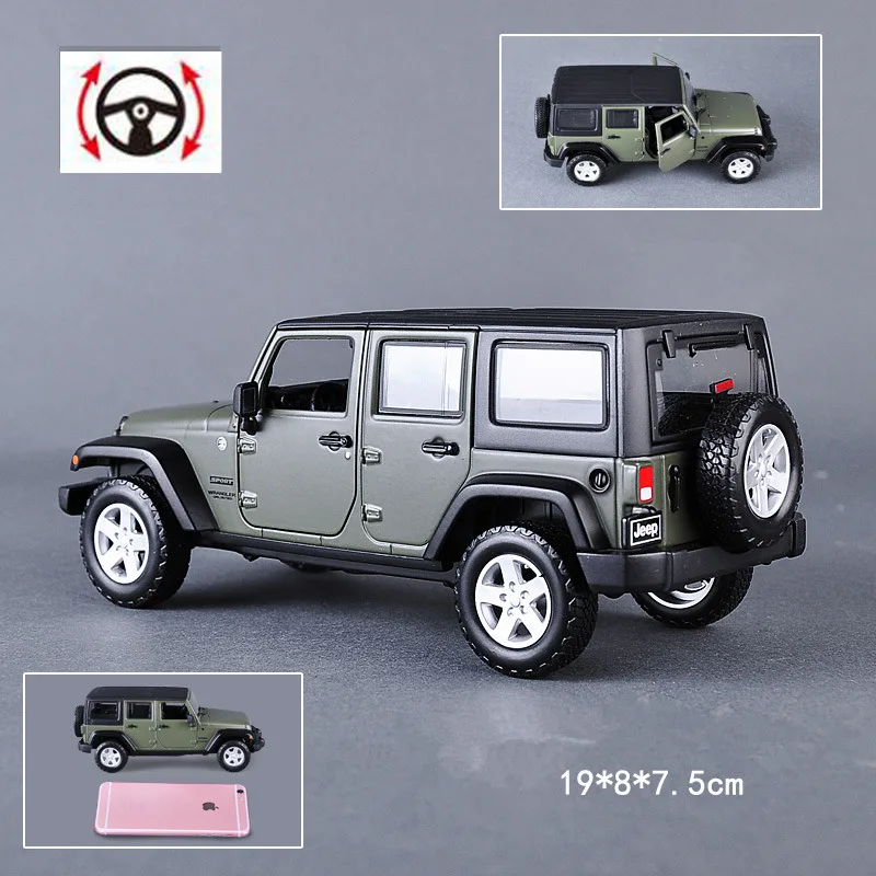 Maisto 1:24 Jeep Wrangler производитель авторизованный имитационный сплав модель автомобиля ремесла украшение Коллекция игрушек инструменты