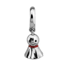 Подходят брендовые Браслеты DIY бусины для изготовления ювелирных изделий из стерлингового серебра-ювелирные изделия азиатская солнечная кукла Подвески Серебро 925 Berloque Perles