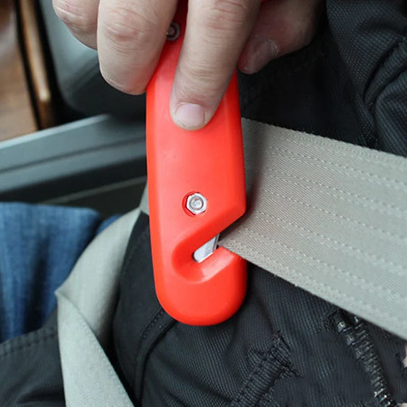 

2 In 1 Mini Car Safety Hammer Life-Saving Escape Hammer Cutting Knife Multi Tool Car Window Broken Emergency Glass Breaker