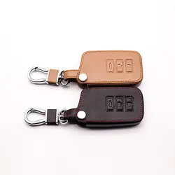Натуральная кожа ключа автомобиля Дело Smart Key защиты сумка Обложка брелок для ключей для Lexus NX200 ES200 250 RX200t чехол защищает основа