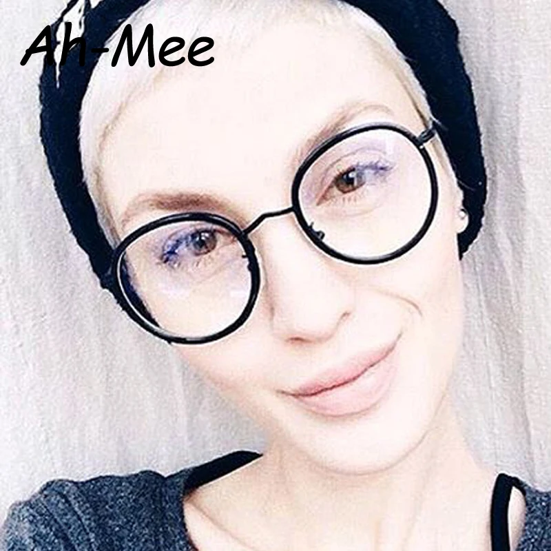 

Vintage Trend Eyeglasses Frame Men Women Retro Round Alloy Frame glasses Computer Eyeglasses brand designer Nerd Eyewear