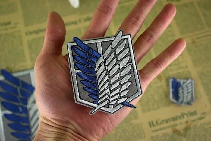 Shingeki no Kyojin Attack on Titan Full Embroidery Patch