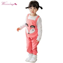 Младенческие штаны для новорожденных детские штаны на лямках для маленьких девочек и мальчиков шаровары комбинезон