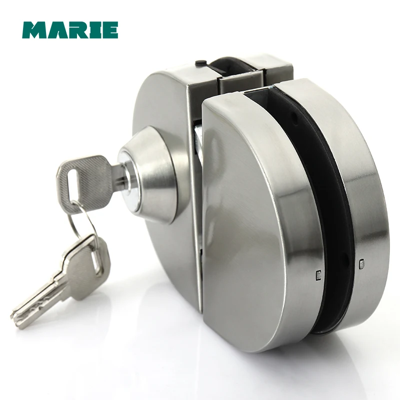 High Quality Sliding Central Glass Door Lock,304 stainless steel,Bidirectional unlock